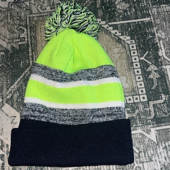 Seattle Seahawks toboggan knit hat - Picture 5 of 6